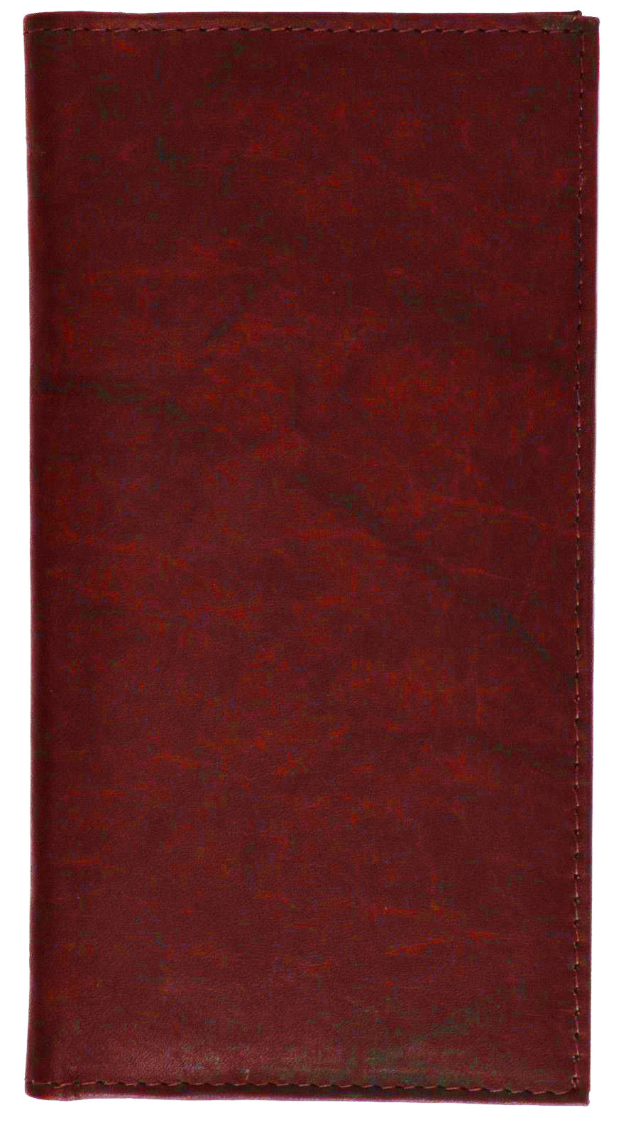RFID Blocking Genuine Leather Plain Checkbook Cover Holder Thin ID Card Wallet