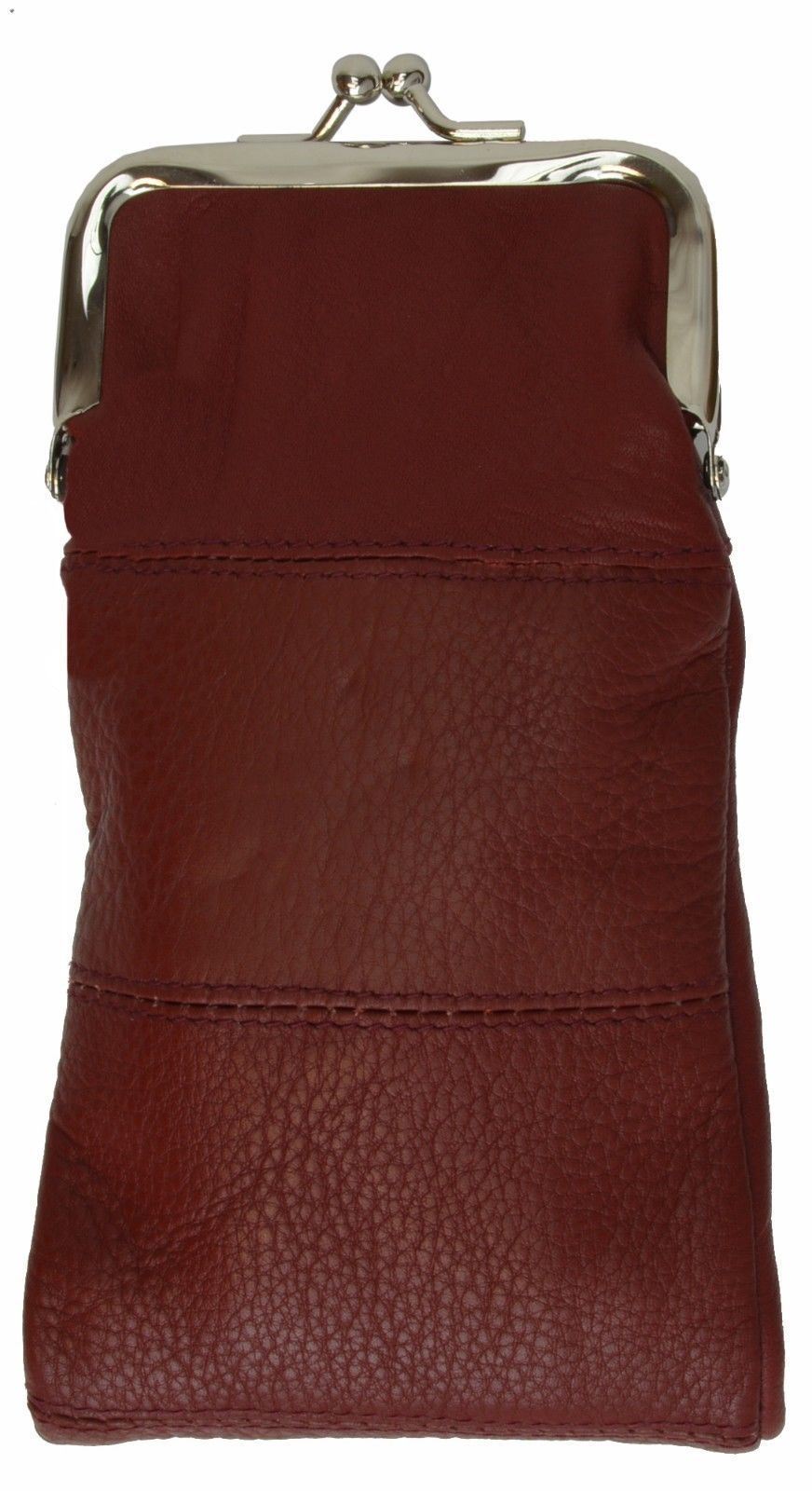 Genuine Leather Cigarette Pack Holder Pouch Smoke Carrying Case Coin Purse Wallet
