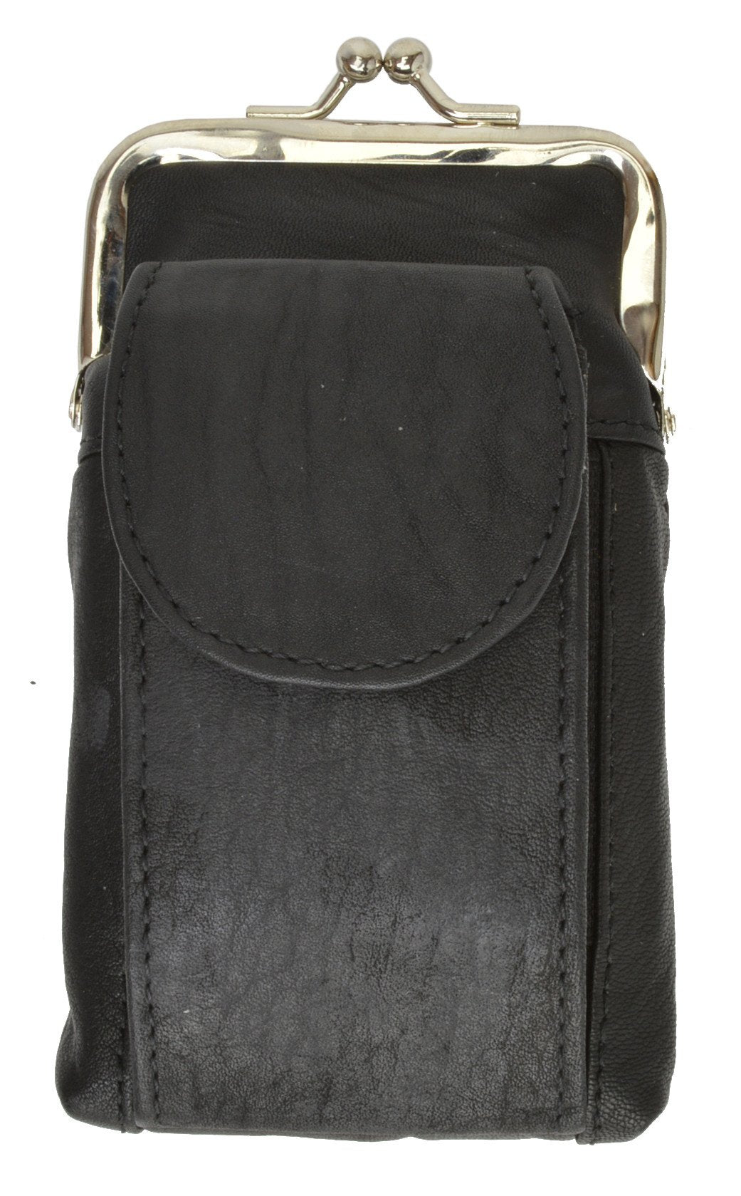 Genuine Leather Cigarette Lighter Hard Case Holder Utility Pocket