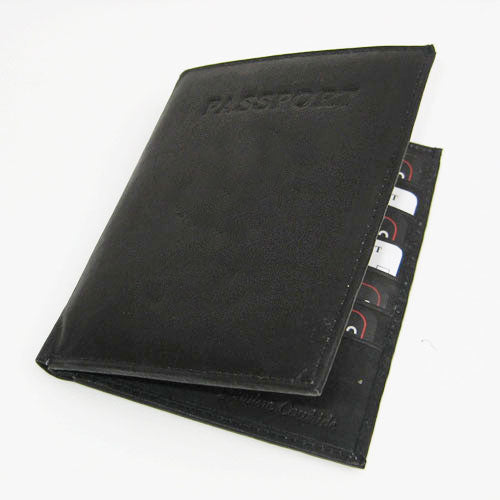 Genuine Cowhide Leather Passport Cover Cover Travel Card Case Wallet Premium Quality