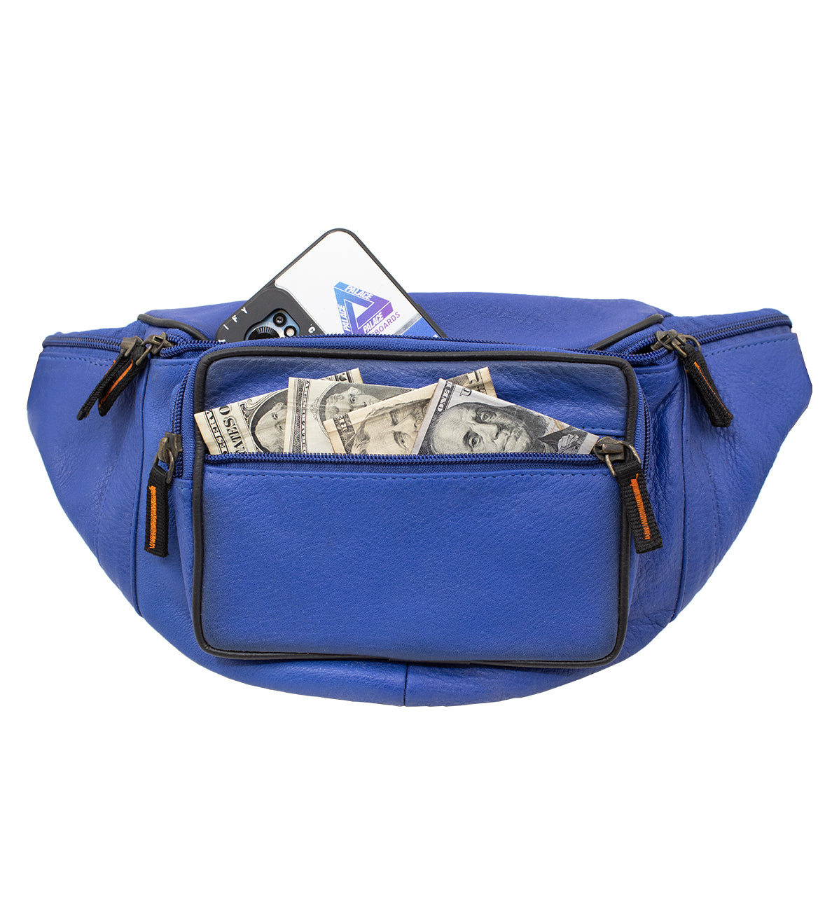 Genuine Leather Waist Fanny Pack Belt Bag Pouch Travel Hip Purse Many Colors