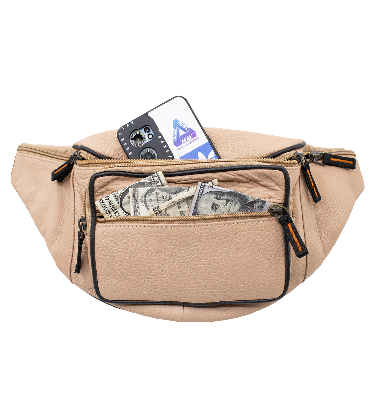 Genuine Leather Waist Fanny Pack Belt Bag Pouch Travel Hip Purse Many Colors