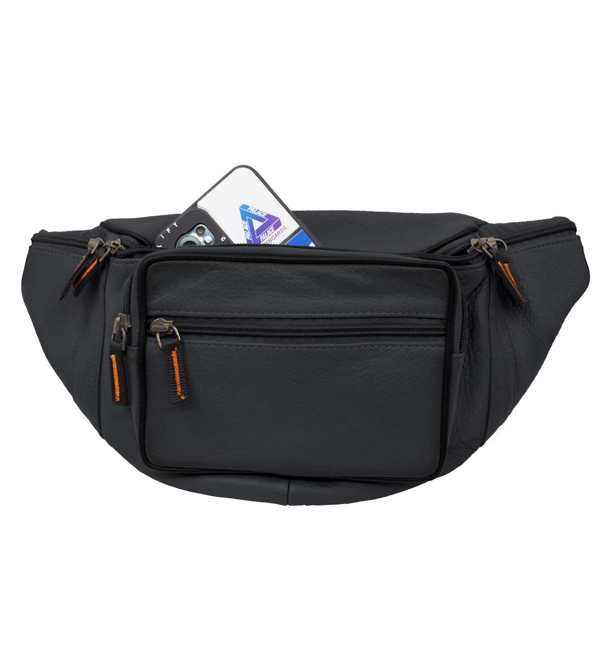 Genuine Leather Waist Fanny Pack Belt Bag Pouch Travel Hip Purse Many Colors