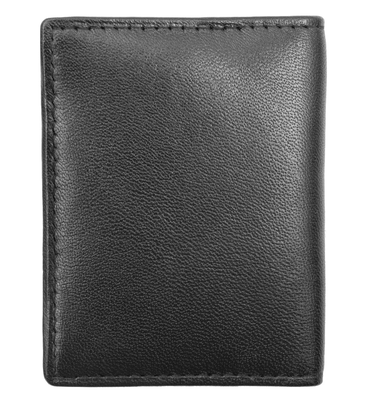 RFID Blocking Men's Genuine Leather ID License Card Bifold Billfold Holder Wallet