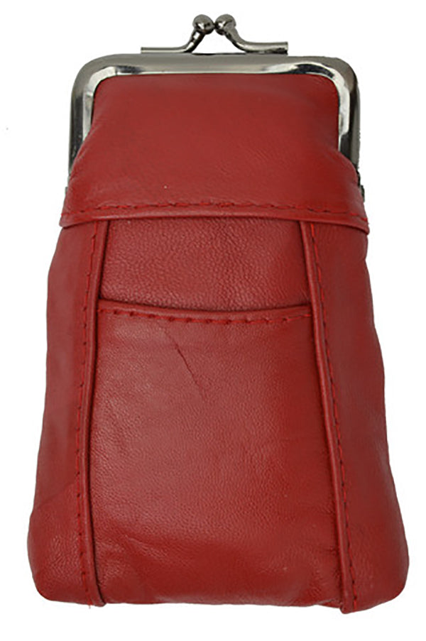 Genuine Leather Cigarette Soft Case Small Lighter Tobacco Holder for Men Women