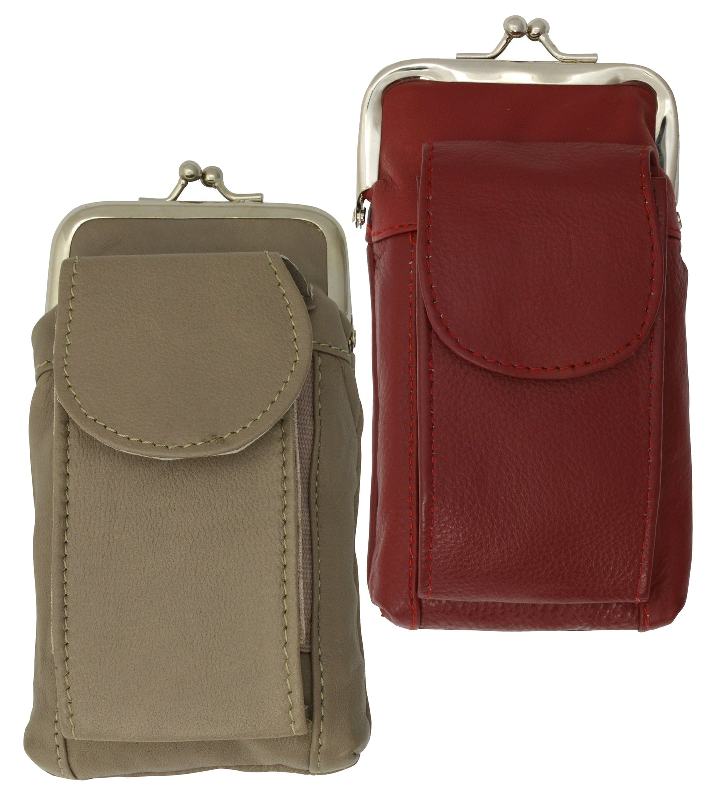 Genuine Leather Cigarette Lighter Hard Case Holder Utility Pocket