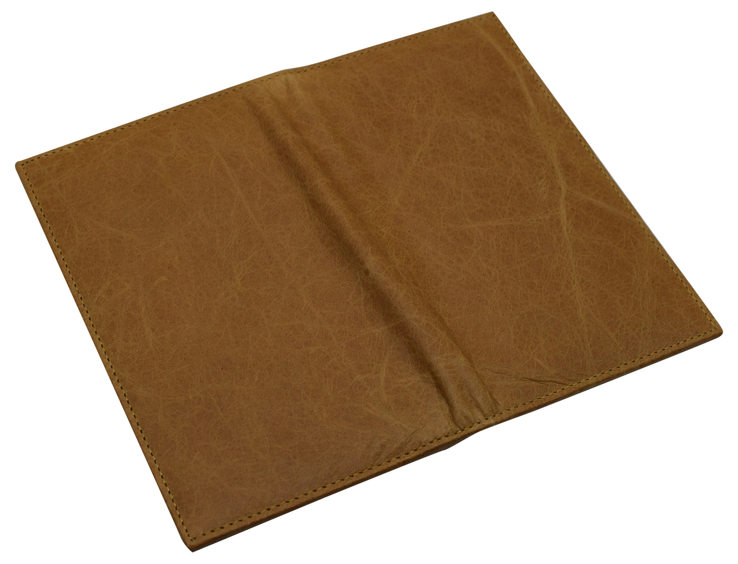 RFID Blocking Leather Checkbook Cover Men's Secretary Wallet 19 Card Holder High Capacity