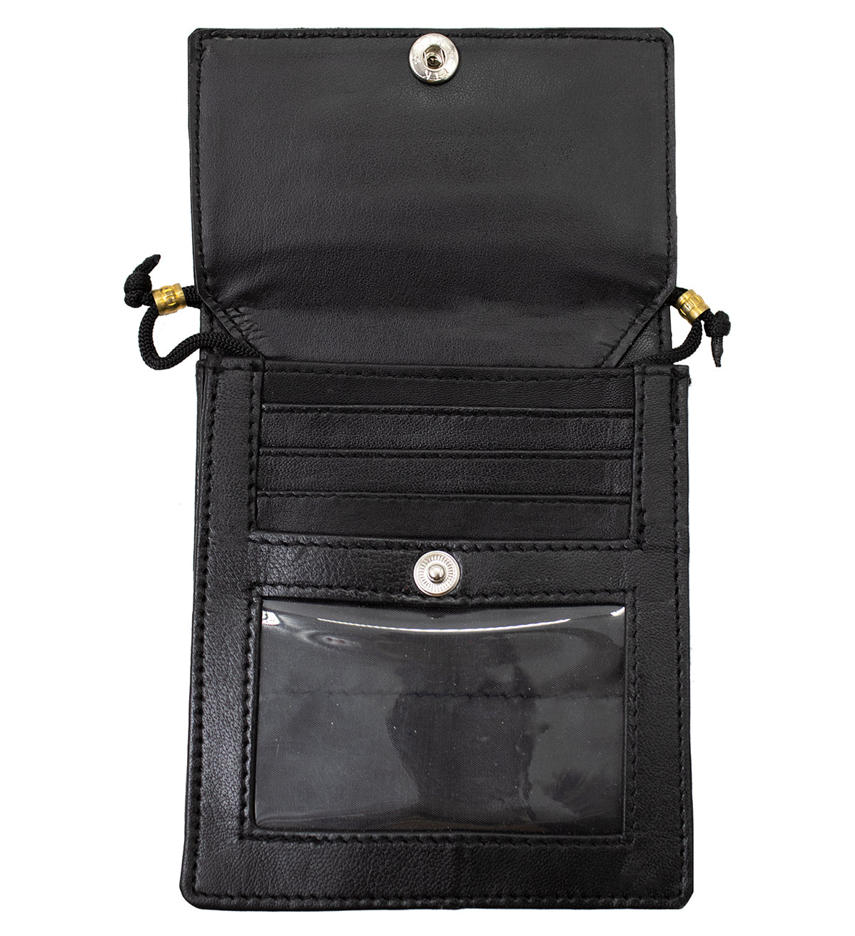 RFID Blocking Passport ID Credit Card Holder with Lanyard Card Organizer