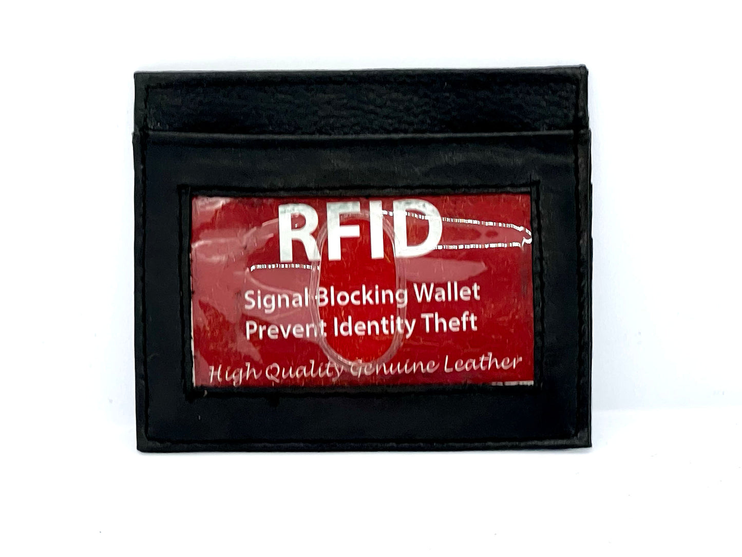 Genuine Leather Slim Wallet Credit Card Case Sleeve Minimalist Front Pocket ID Holder