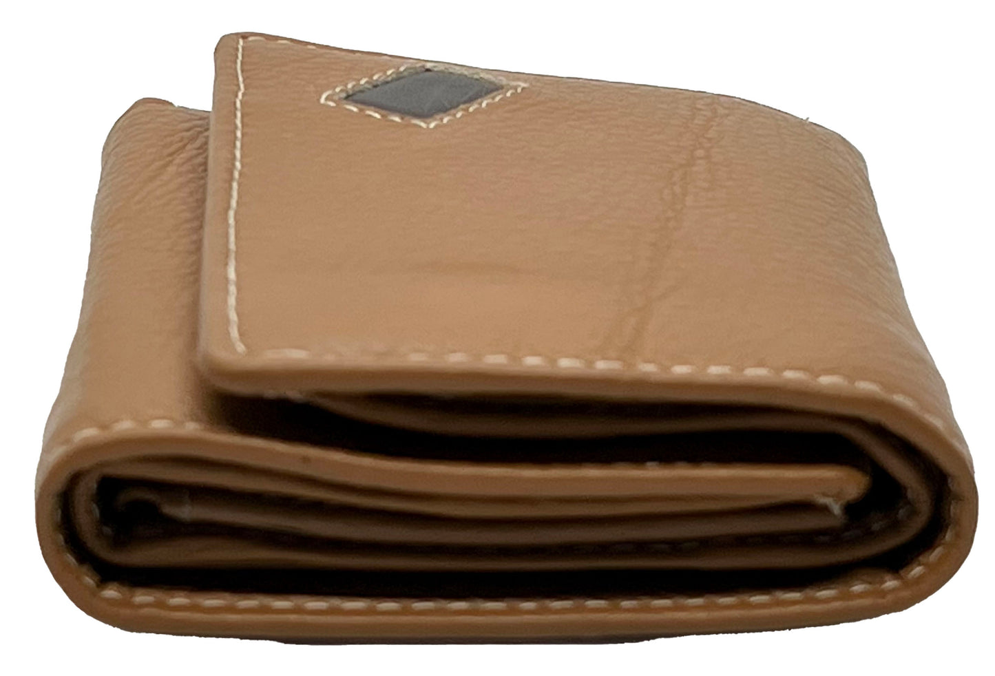 RFID Blocking Premium Leather enter Flap Trifold Wallet Center Flap