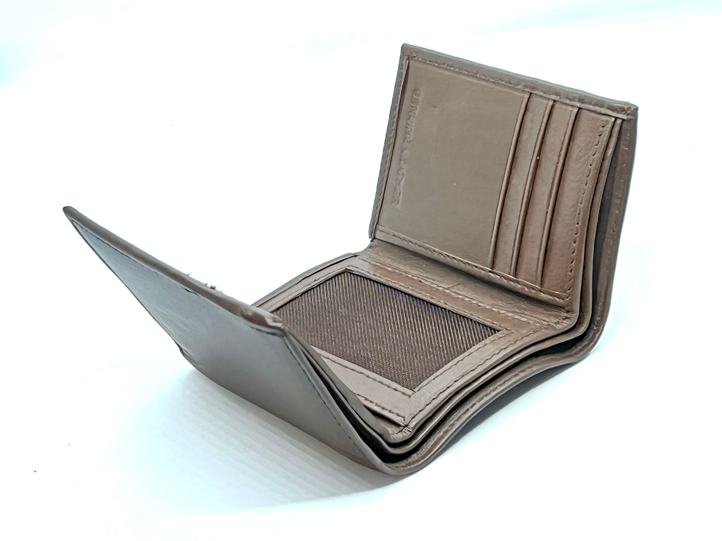 Hunter Brown RFID Blocking Men's Trifold Wallet Multi ID Card Holder
