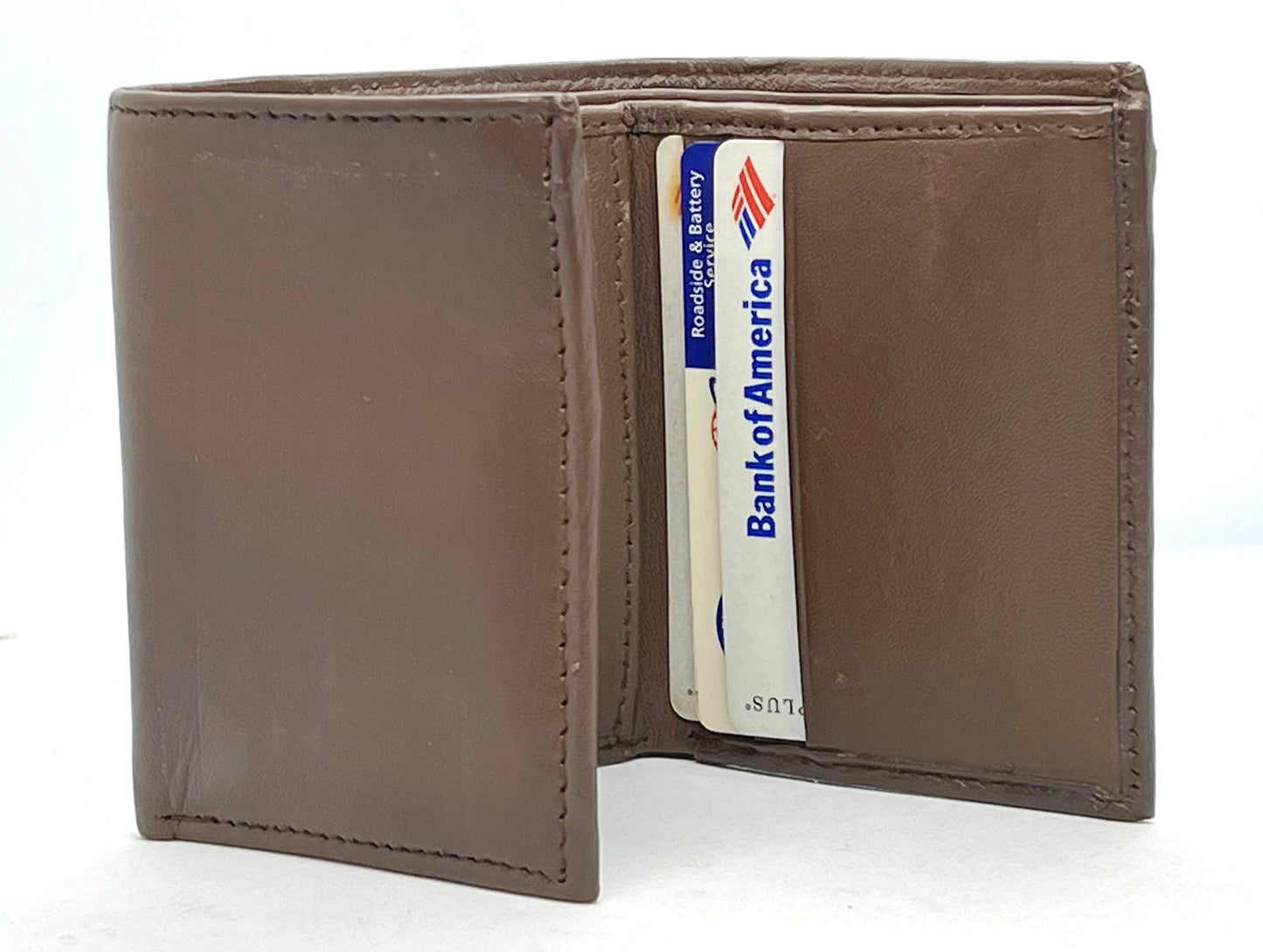 Hunter Brown RFID Blocking Men's Trifold Wallet Multi ID Card Holder