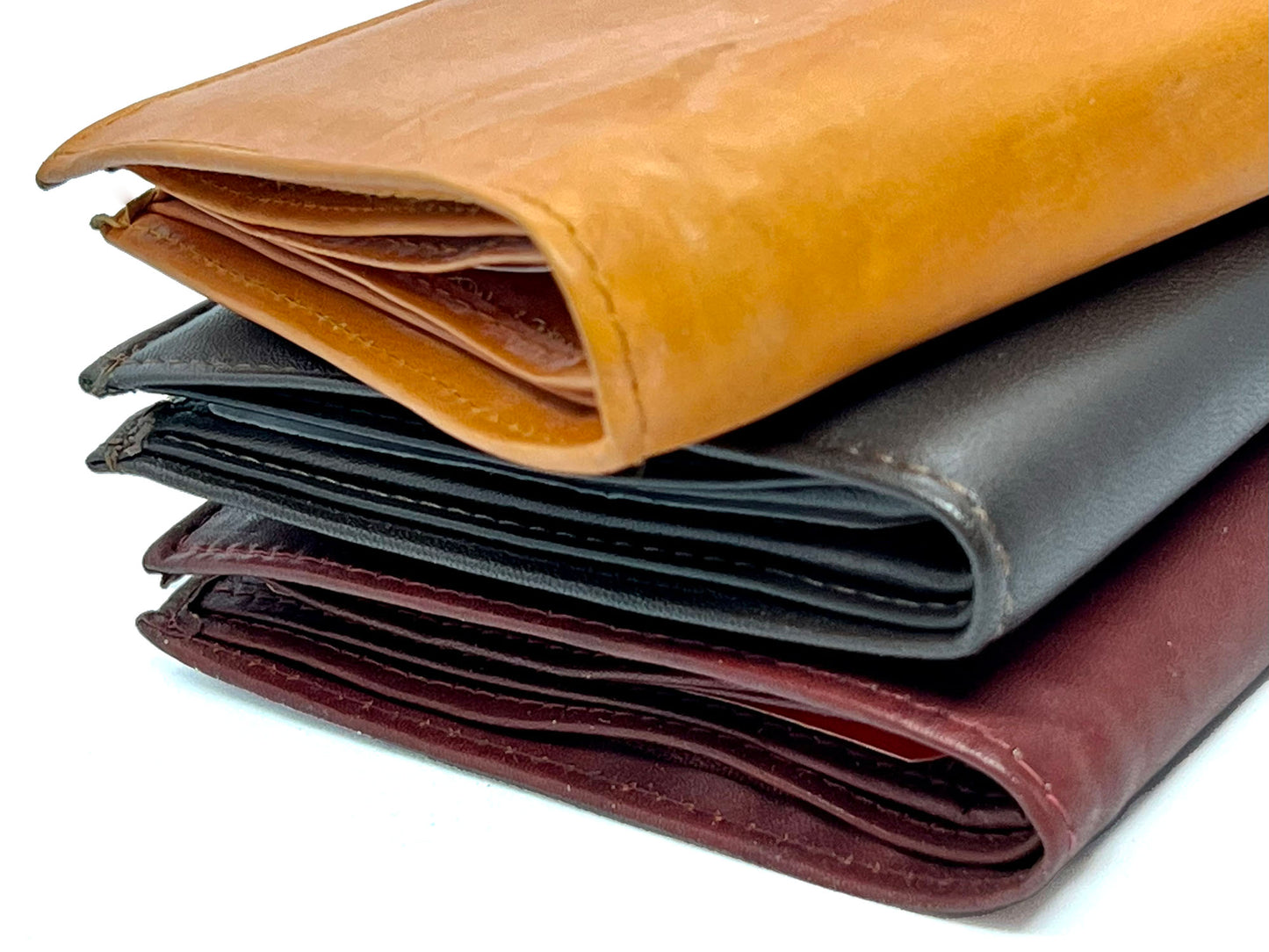 RFID Blocking Genuine Leather Men's European Hipster Bifold Wallet 10 Card 2 ID