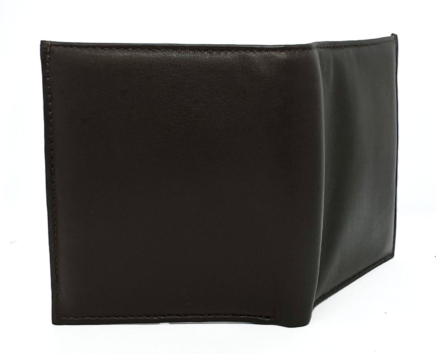 RFID Blocking Genuine Leather Men's European Hipster Bifold Wallet 10 Card 2 ID