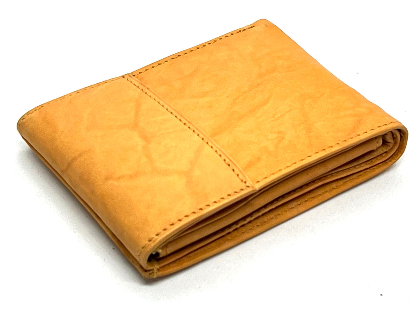 RFID Blocking Leather Bifold Wallet With Hook And Loop Closure And Flap Up ID Window