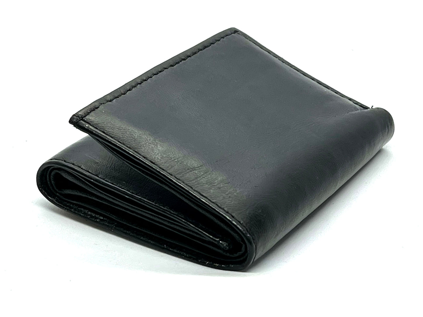 RFID Blocking Men's Wallet Extra Capacity Multi ID Card Slot Center Flap Trifold