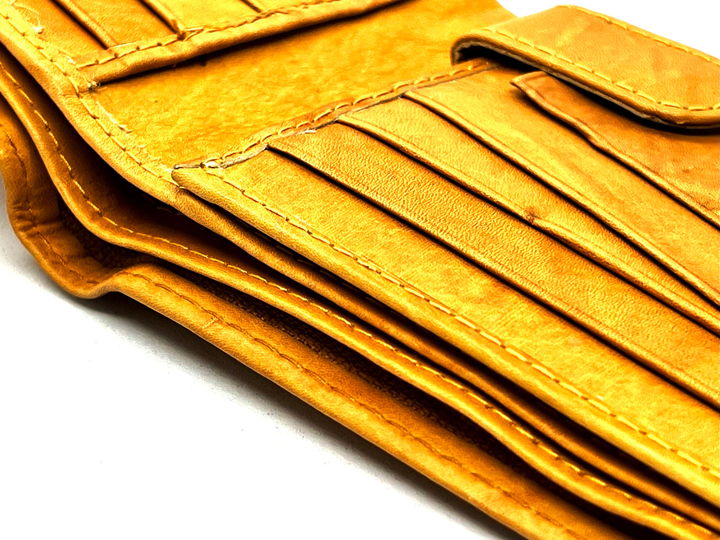 RFID Blocking Genuine Leather Bifold Wallet ID Card Center Out Card Holder