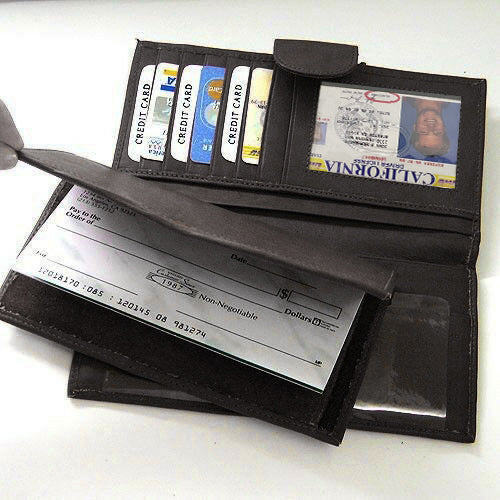 RFID Blocking Leather 2 Zip Wallet for Women Credit Card Holder Accordion Organizer Wallet