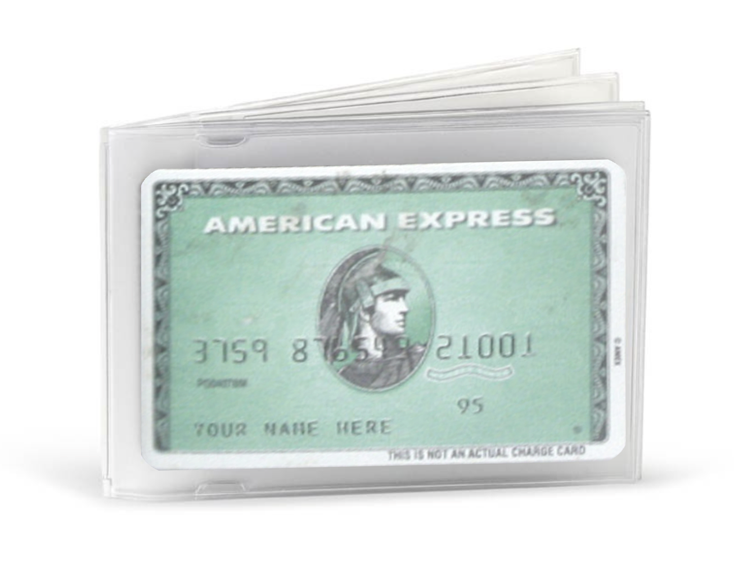 Sets of 2 Heavy Duty Vinyl Plastic for Secretary Bifold Wallet Replacement Inserts