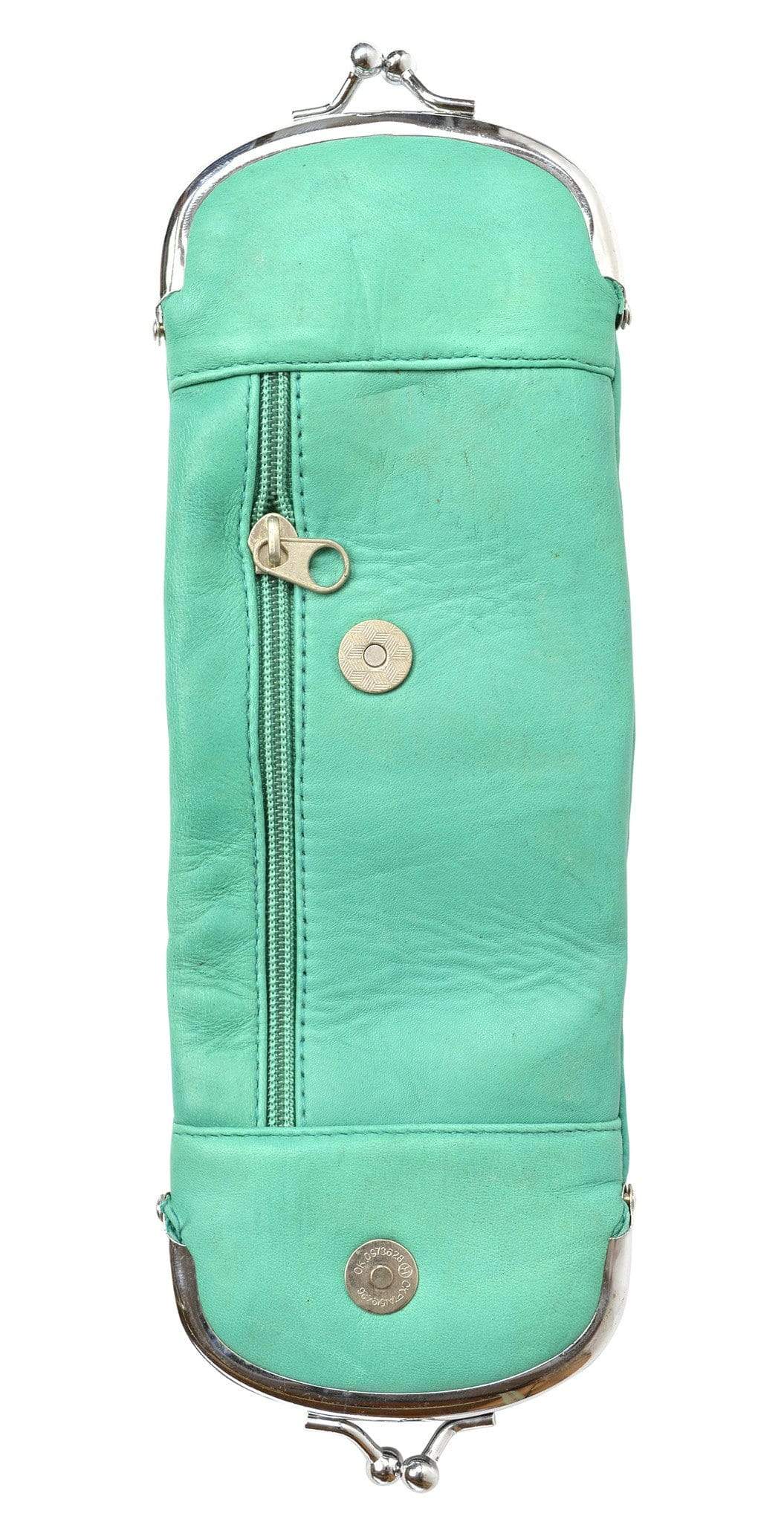 Genuine Leather Cigarette Soft Case Lighter Coin Holder Double Clasp