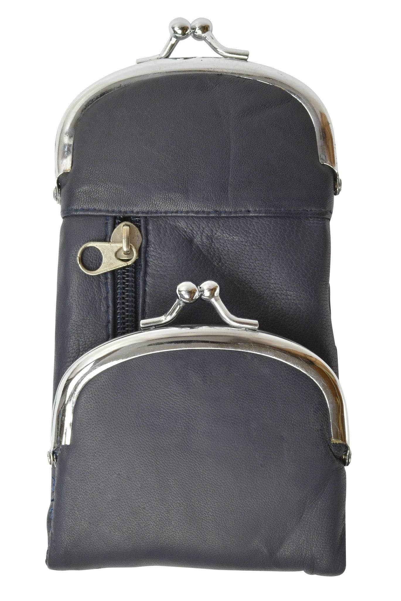 Genuine Leather Cigarette Pack Holder Pouch Smoke Carrying Case Coin Purse Wallet
