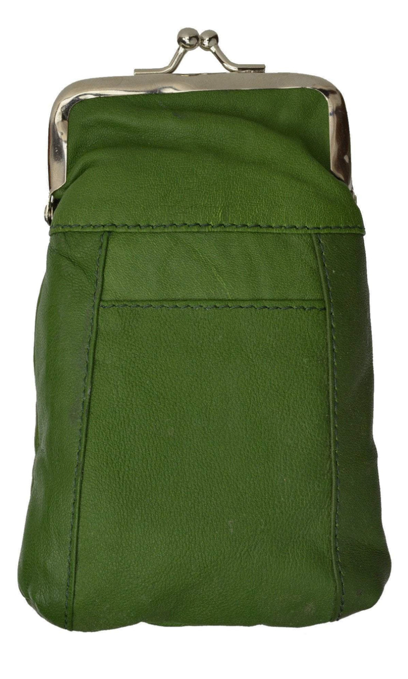 Genuine Leather Cigarette Soft Case Small Lighter Tobacco Holder for Men Women