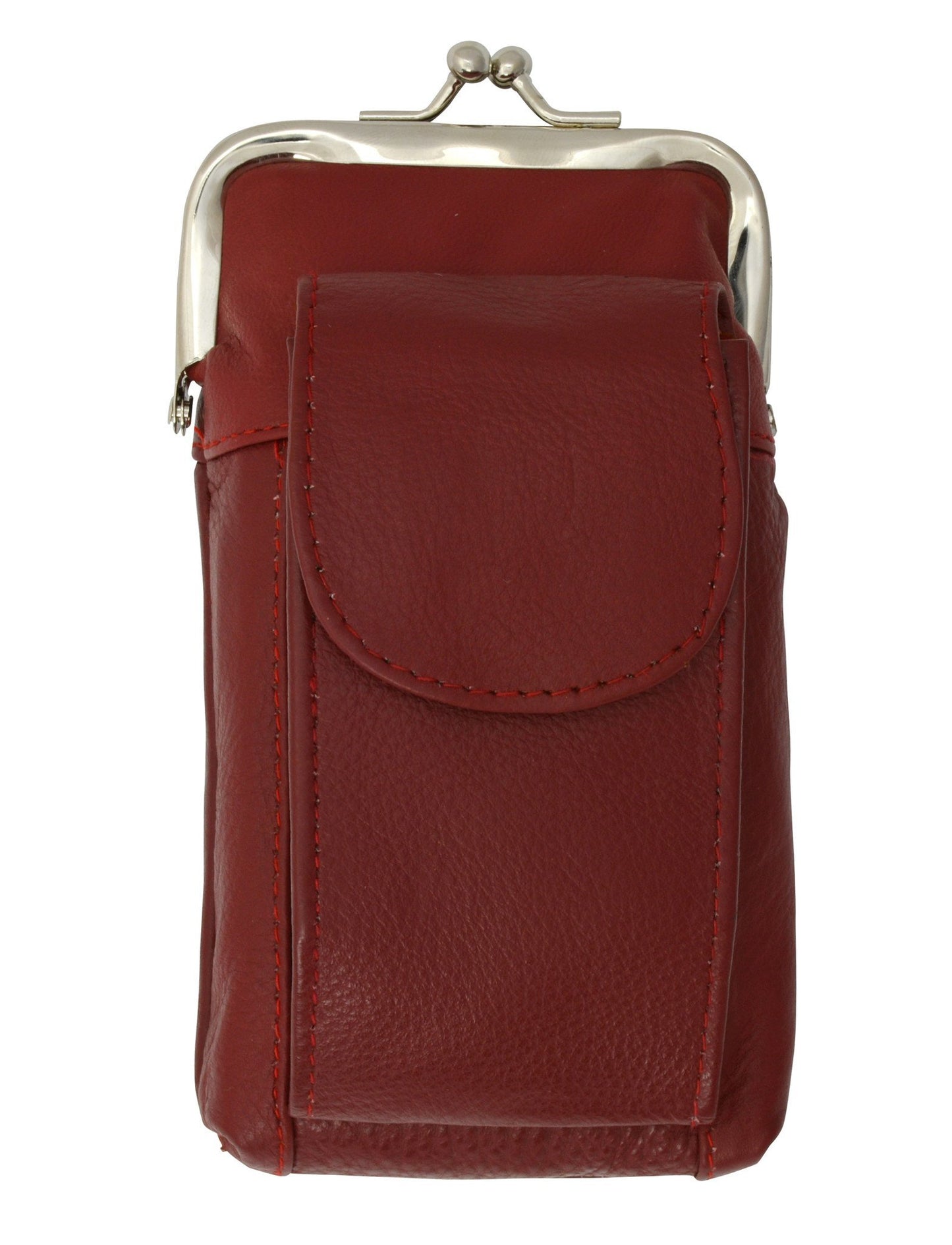 Genuine Leather Cigarette Lighter Hard Case Holder Utility Pocket