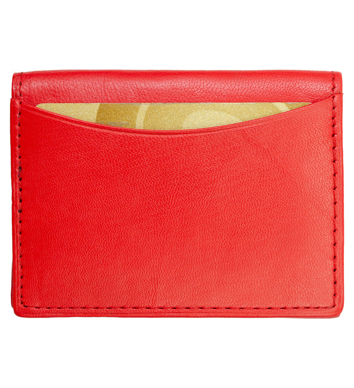 RFID Blocking Men's Genuine Leather 2 License Card Bifold Card Holder Wallet