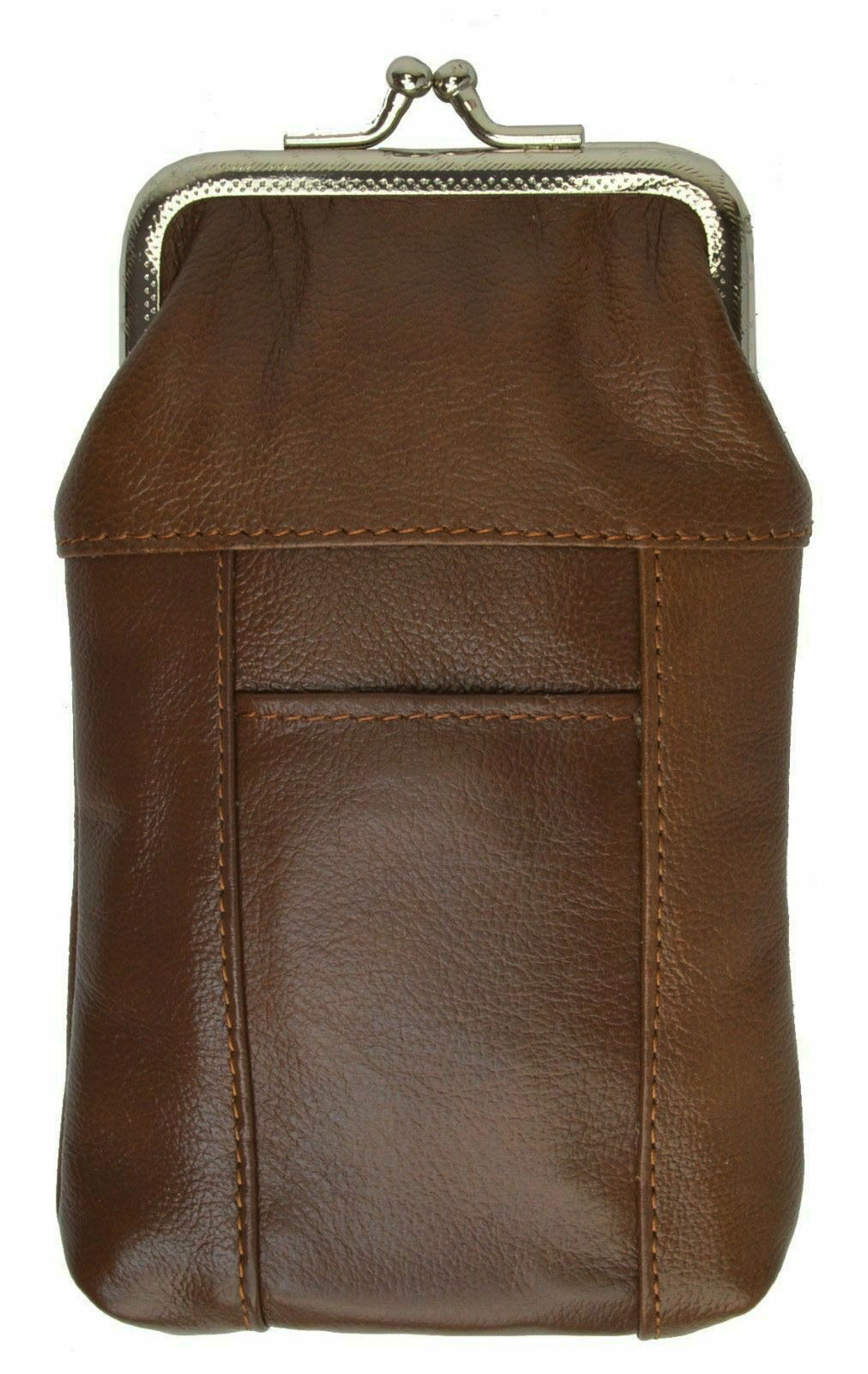 Genuine Leather Cigarette Soft Case Tobacco Holder for Men or Women