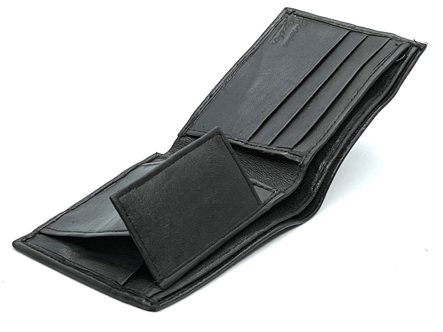 Genuine Leather Men's Bifold Wallet Credit Card Holder Coin Purse Change Pocket