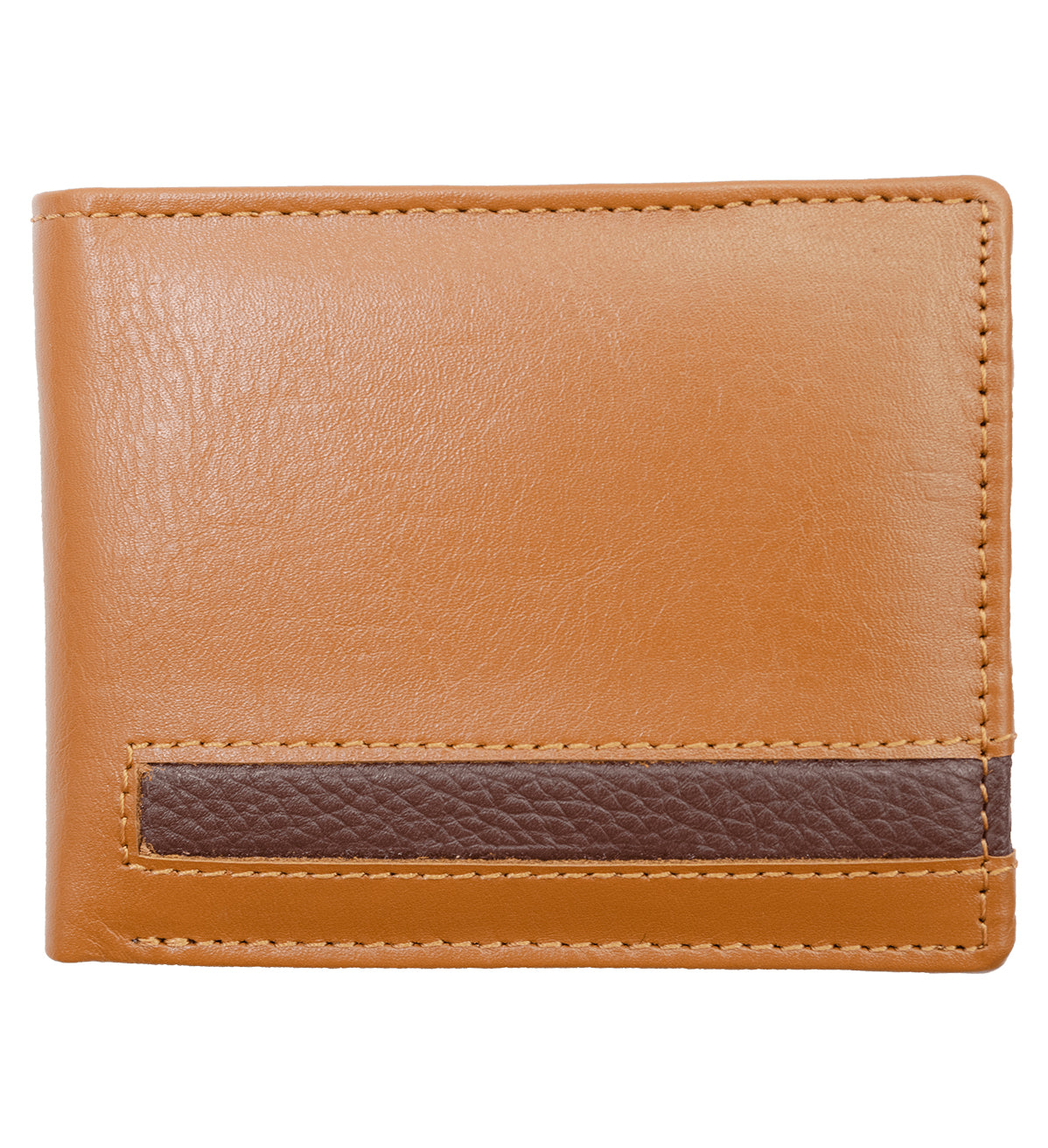 RFID Blocking Genuine Leather Men's RFID Premium Wallet Flap Top