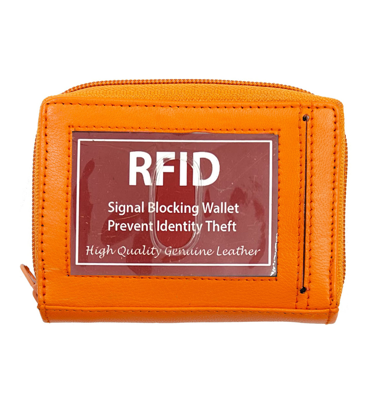 Genuine Leather Women's Large Change Purse Clasps Open Coin Card Holder-Many Colors
