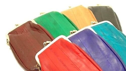 Genuine eel skin leather tobacco lighter holder Cigarette Soft Case