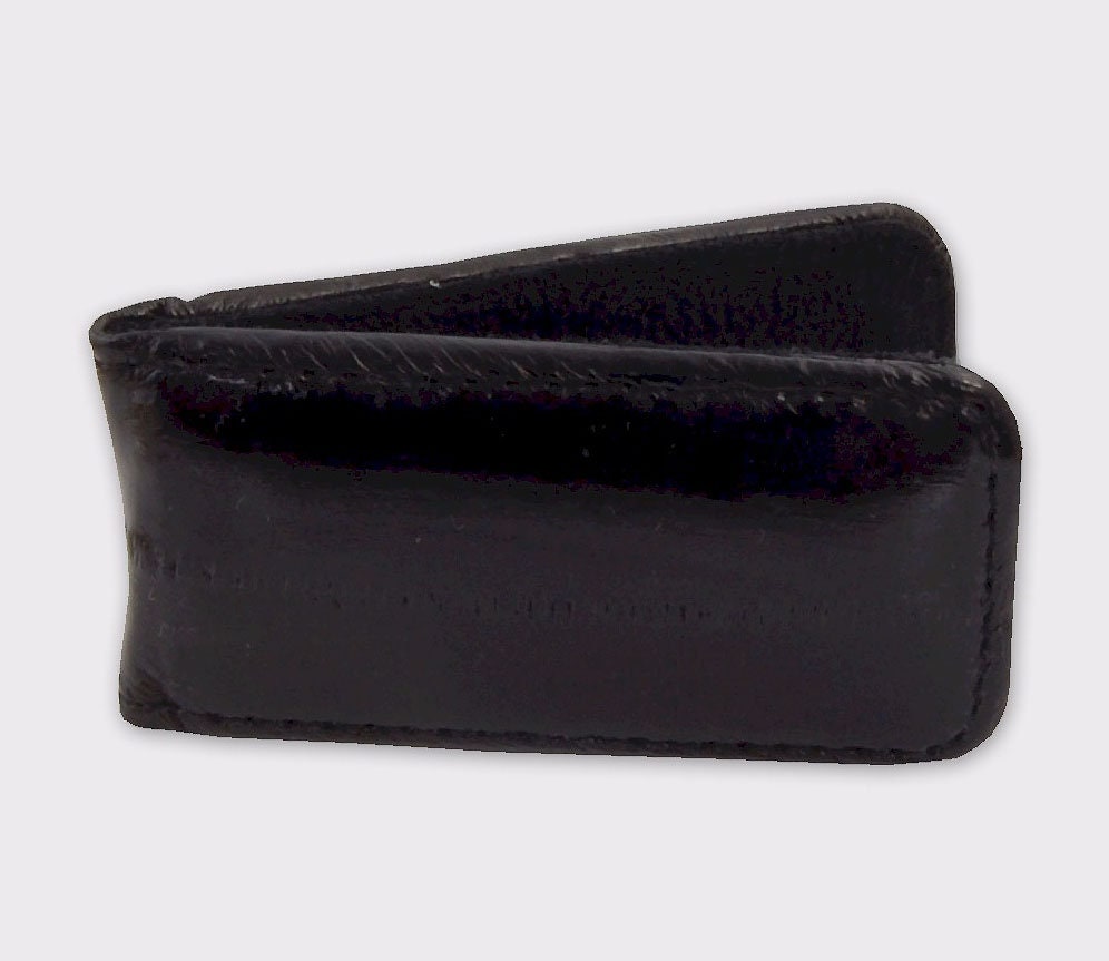 Genuine Eel Skin Leather Men's Strong Magnetic Money Clip Money Holder