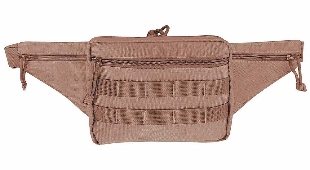 Pistol Fanny Pack Concealed Carry Holder 4 Compartment Durable Canvas Waist Bag CCW