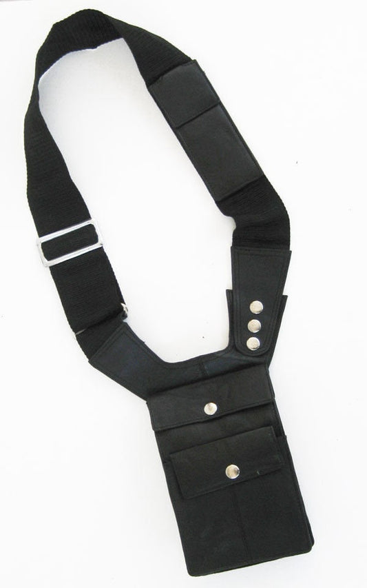 Handcrafted Leather Shoulder Men's Underarm Bag Hidden Pocket Holder