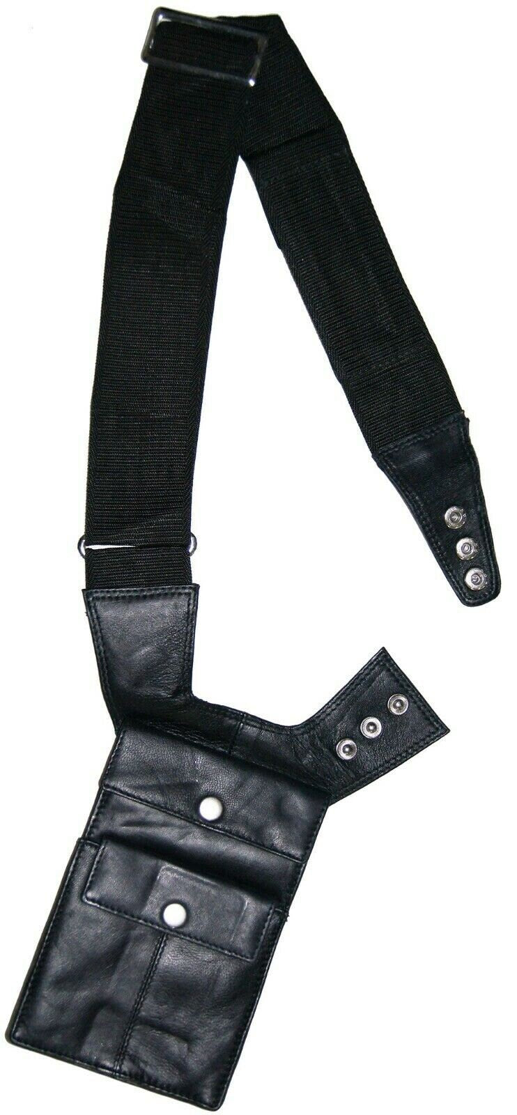 Handcrafted Leather Shoulder Men's Underarm Bag Hidden Pocket Holder