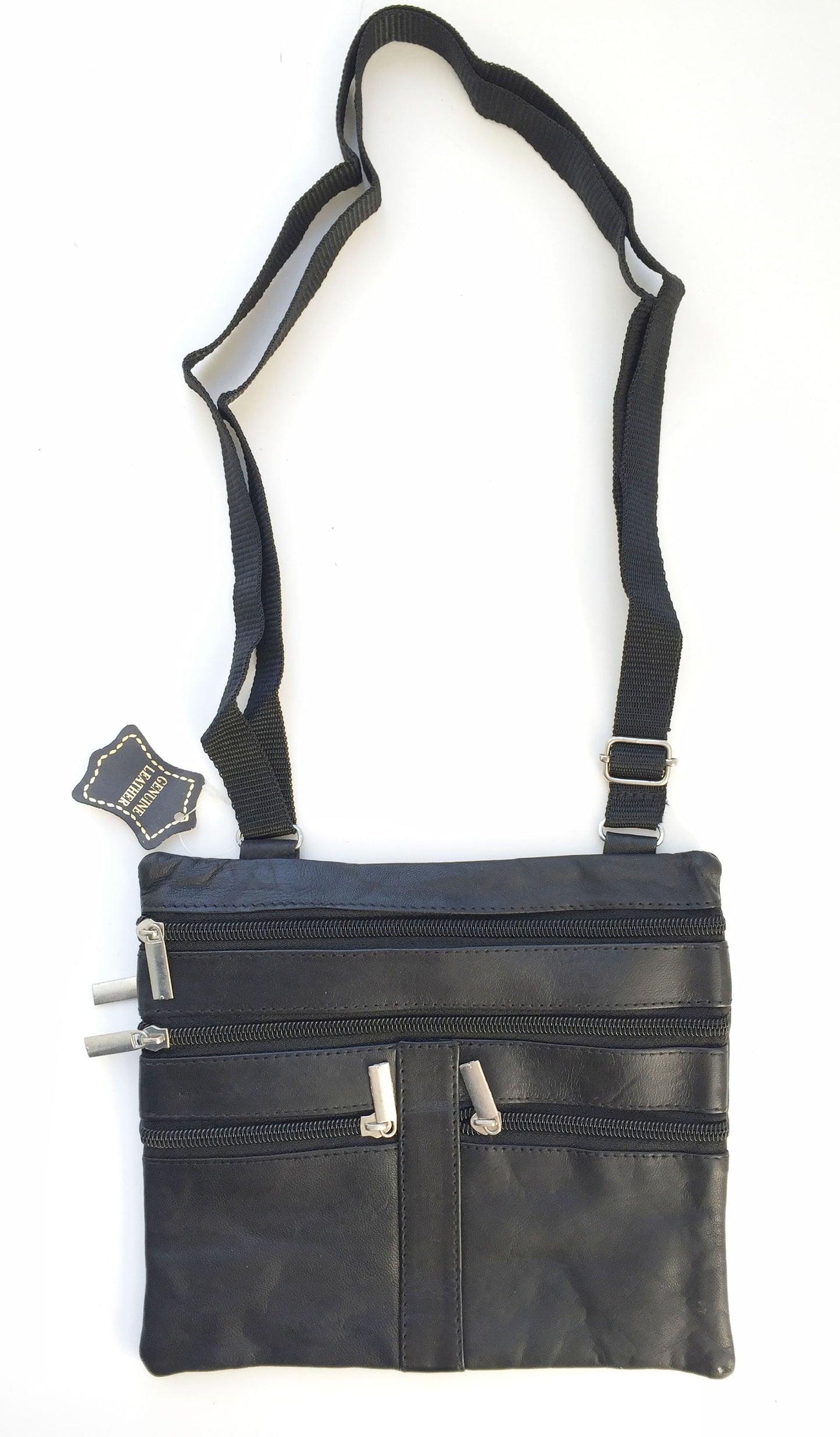 Genuine Leather Crossbody Bag Satchel Messenger Purse Women's Handbag 48" Strap