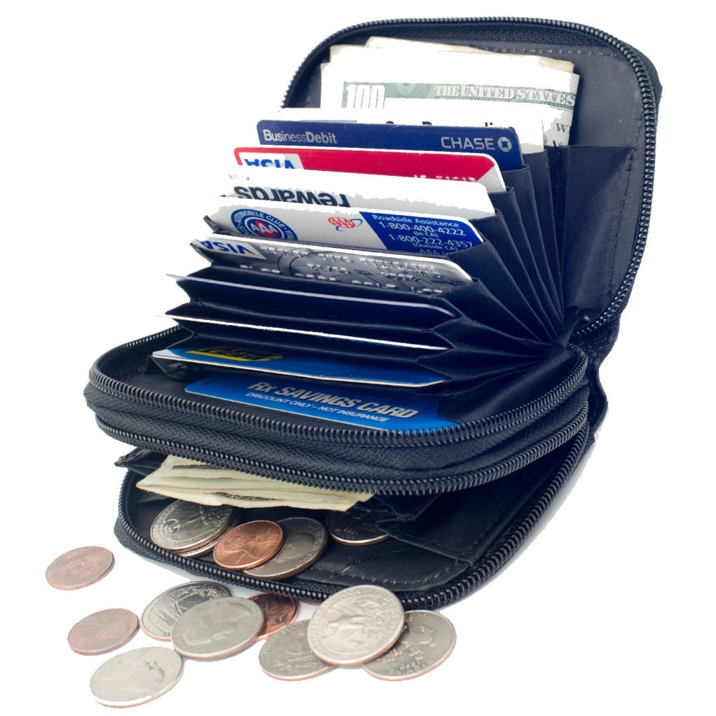 Genuine Leather Women's Large Change Purse Clasps Open Coin Card Holder-Many Colors