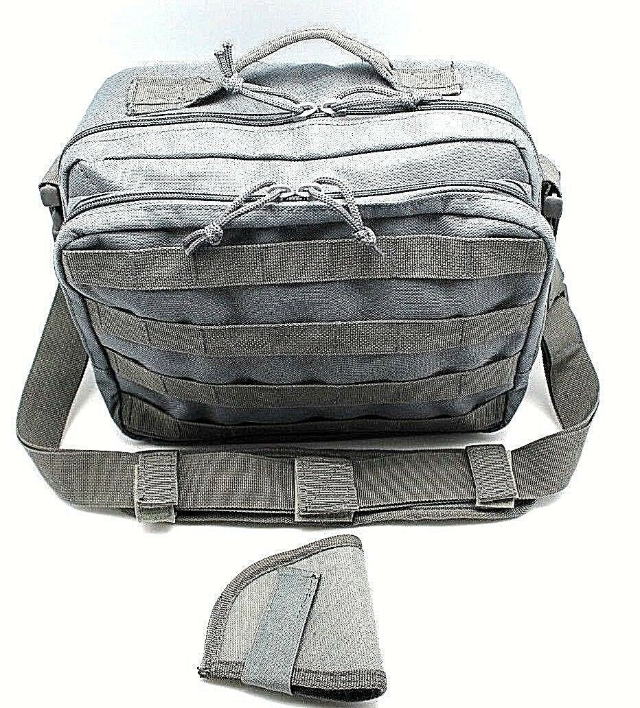 Nylon Pistol Concealment Shoulder Bag Gun Holster Shooter Square Briefcase CCW