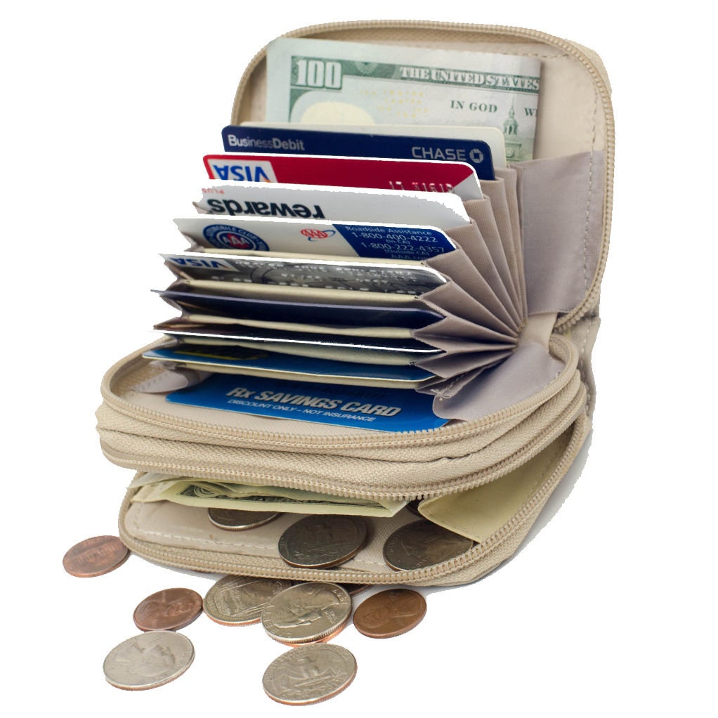 Genuine Leather Women's Large Change Purse Clasps Open Coin Card Holder-Many Colors