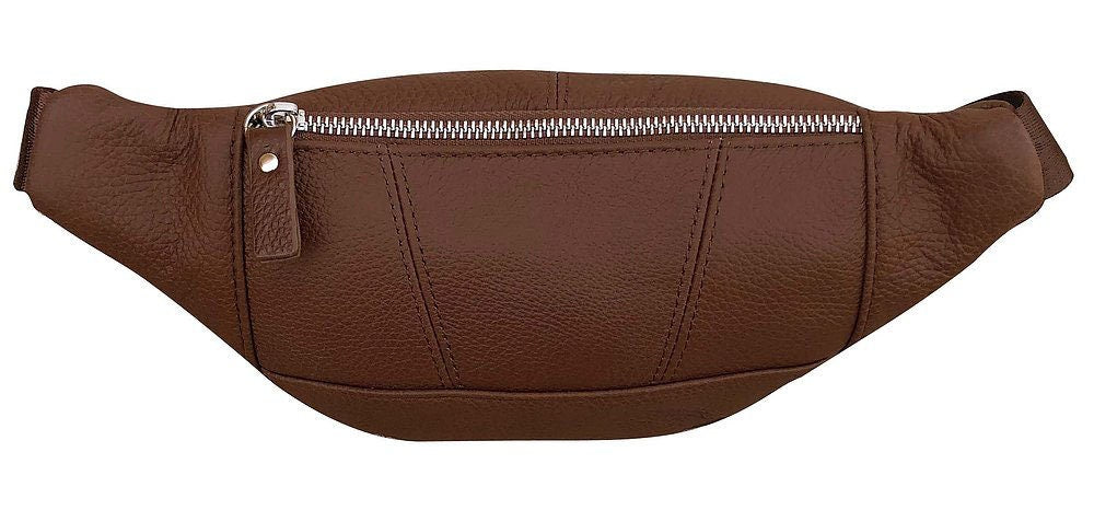 Premium Handcrafted Cowhide Leather Waist Fanny Pack Joggers Pouch Travel Hip Shoulder Bag For Men Women