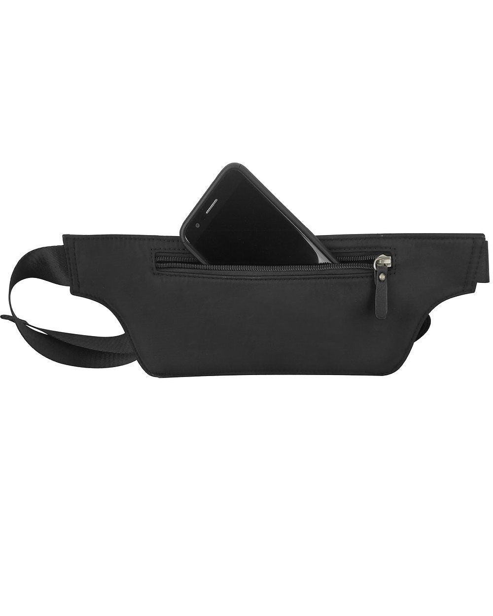 Premium Handcrafted Cowhide Leather Thin Waist Fanny Pack Joggers Travel Hip Shoulder Bag For Men Women