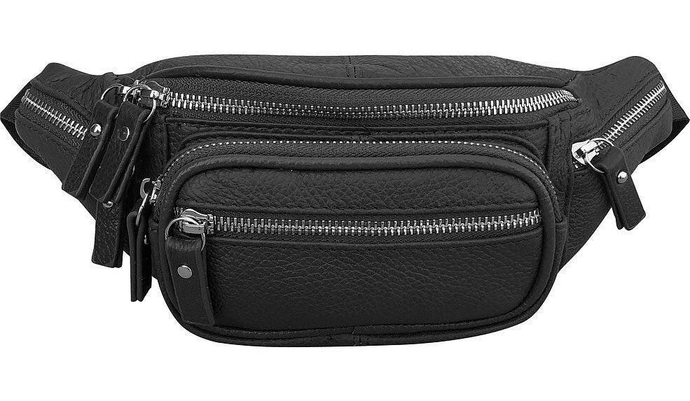 Premium Handcrafted Cowhide Leather Waist Fanny Pack Joggers Pouch Travel Hip Shoulder Bag For Men Women