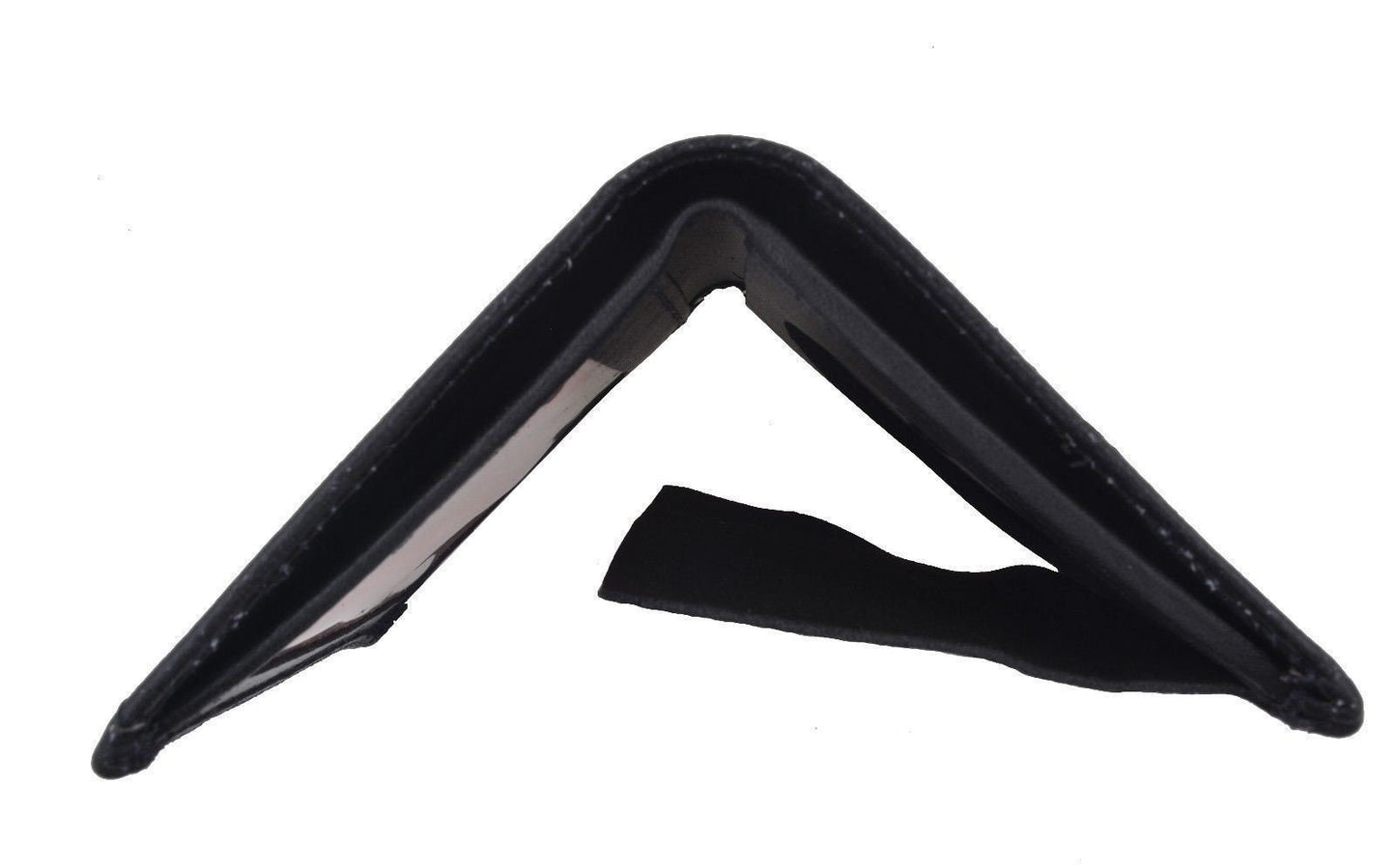 RFID Blocking Black Leather Officer Concealed Carry Badge ID Card Holder Wallet