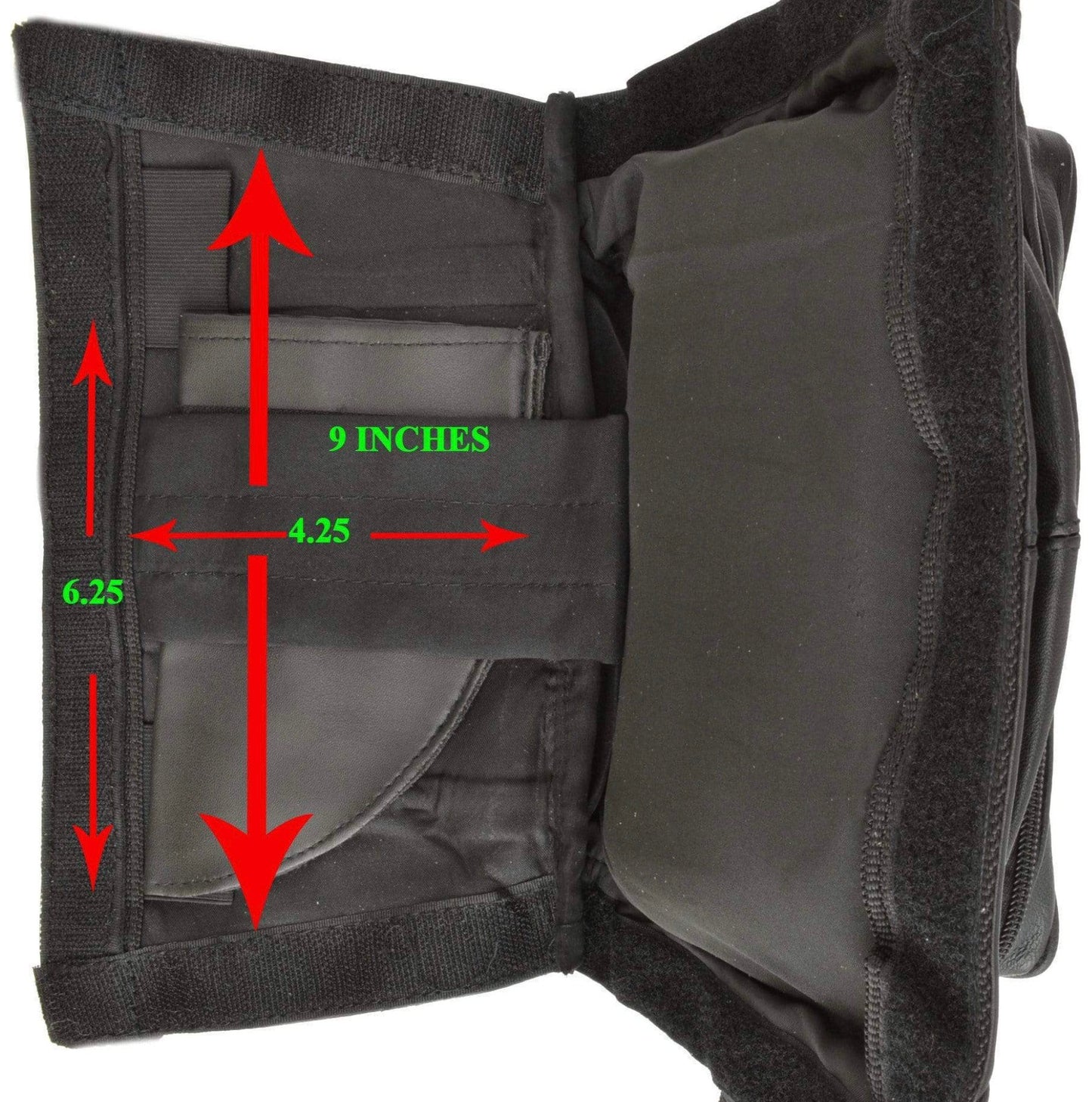 Handcrafted Genuine Leather Concealed Carry Fanny Pack Waist Pistol Bag CCW