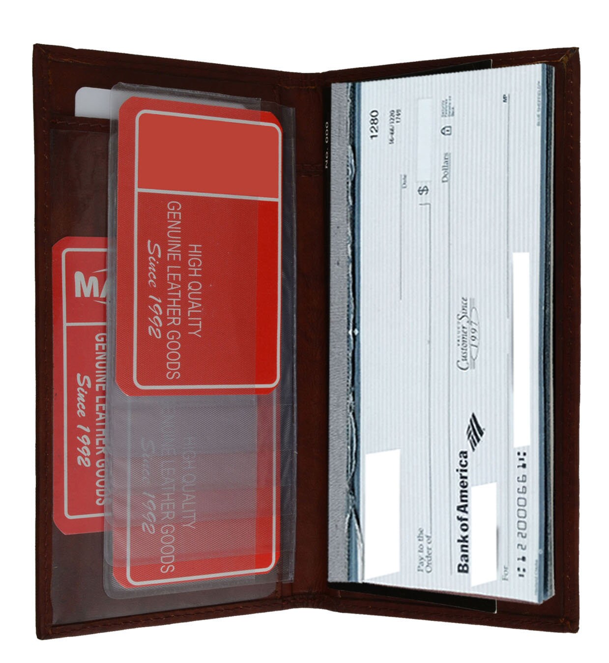 Plastic Card Inserts Photo Holders Clear Plastic Inserts Pocket Business Card Organizer for Bifold, Trifold, Hipster, Checkbook Sets of 2
