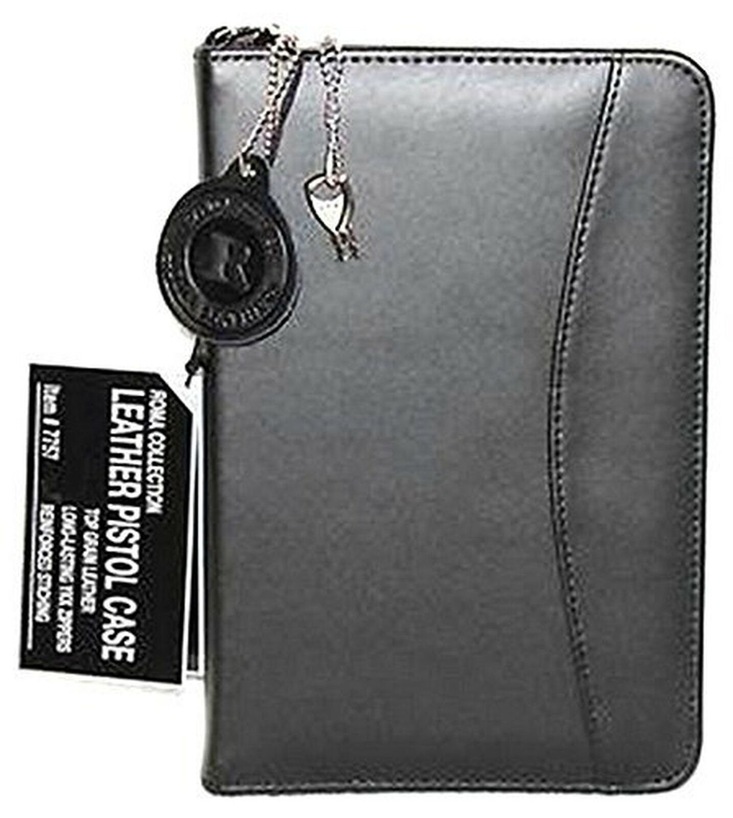 Cowhide Leather Concealed Carry Organizer Handgun Pistol Concealment CCW Disguise Case with Hand Strap