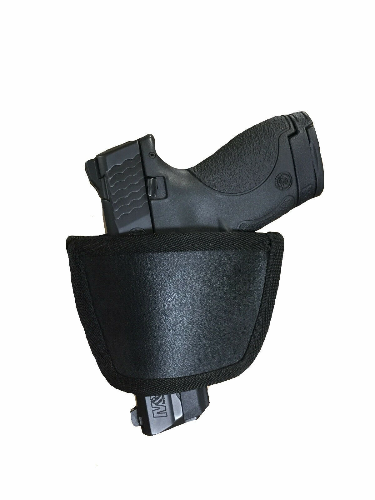Handcrafted Cowhide Leather Pistol Pack Belt Clip Holster Concealment Concealed Carry Holder CCW