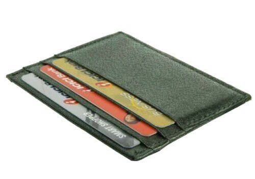 Genuine Cowhide Leather Thin Men's Wallet Front Pocket Card Case Bill Fold Ultra Thin